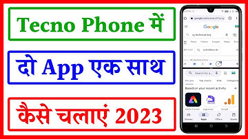 How to use split screen in Tecno phone | How to run two apps simultaneously in Tecno phone