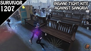 Tight Kite against Sangria is insane  - Survivor Rank #1207 (Identity v)