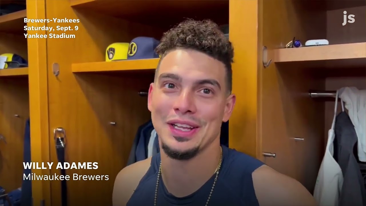 Brewers' Willy Adames has unforgettable day by meeting his idol Derek Jeter  at Yankee Stadium 