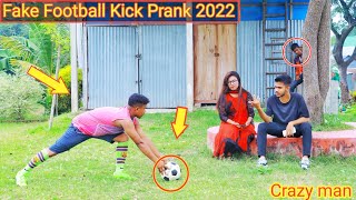 Fake Football Kick Prank !! 2022 Football Scary Prank - Gone Wrong Reaction |Razu prank tv