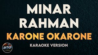Minar Rahman - Karone Okarone (Karaoke/Instrumental with Lyrics)