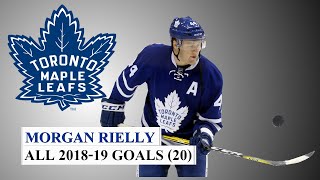 Morgan Rielly (#44) All 20 Goals of the 2018-19 NHL Season