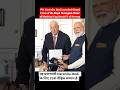 PM Modi awarded 𝐆𝐫𝐚𝐧𝐝 𝐂𝐫𝐨𝐬𝐬 𝐨𝐟 𝐭𝐡𝐞 𝐑𝐨𝐲𝐚𝐥 𝐍𝐨𝐫𝐰𝐞𝐠𝐢𝐚𝐧 𝐎𝐫𝐝𝐞𝐫 𝐨𝐟 𝐌𝐞𝐫𝐢𝐭 by King Harald V of Norway