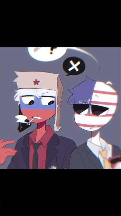 Russia x American #countryhumans #rusame#russia #america  #earth_chan