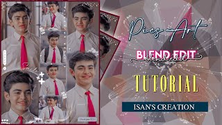 PicsArt Blend Edit Tutorial for Fan Page || Isan's Creation || ♥