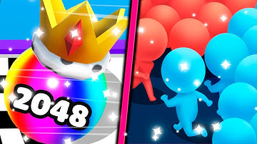 Count Masters Vs Ball Merge 2048 All Levels Android iOS Gameplay Walkthrough 4K Nr 51