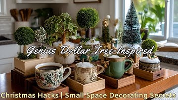 🎄Genius Dollar Tree Inspired Christmas Hacks 20252026 | Small Space Decorating Secrets You’ll Love!
