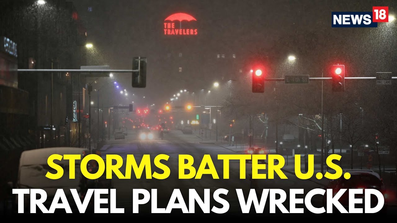 US Winter Storm LIVE | Travel Chaos Continues As Winter Storms Batters ...