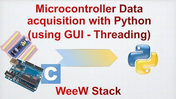 002-Python reading Arduino - STM32 Serial data using Graphic User Interface GUI Tkinter & threading