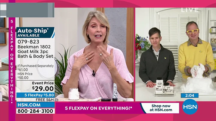 HSN | Beekman 1802 Beauty - All On Free Shipping 0...