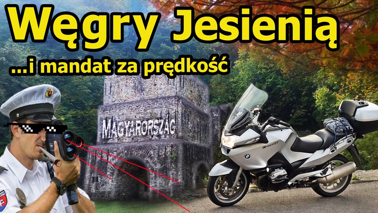 Motocyklem na Węgry - Góry Bukowe, Piękna jesień, Cudowne drogi Słowacji i Mandat za prędkość.