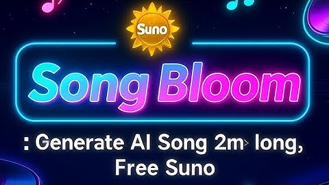 SongBloom: genereer gratis AI-nummers, gratis Suno-alternatief