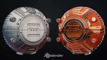 Blender Hard Surface Modeling _ Blender Timelapse