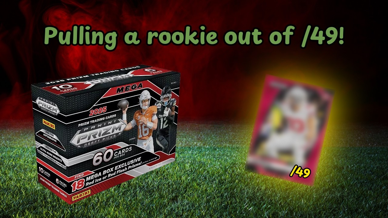 2025 Panini Prizm Draft Picks Mega Box! Almost missed a rookie out of /49!