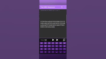 Google Bard and Text MIDI Sequencer app create music / AI+VMI