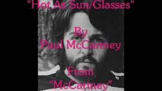 &quot;Hot As Sun/Glasses&quot; By Paul McCartney