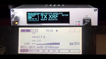 Part 4 - DV4home D-Star (on VE2VPS B) and DMR QSO with VA2PX