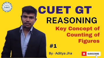 CUET 2025 GT | General Test | Reasoning | Key Concept of Counting of Figures | By - Aditya Jha