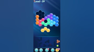BLOCK! Hexa Puzzle! Regular D Level 39 (Premium) - Lösung Solution Walkthrough