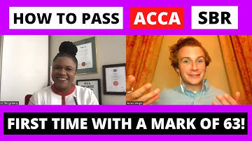 ⭐️ HOW TO PASS ACCA SBR WITH 63% AND FIRST TIME! ⭐️ | ACCA Strategic Business Reporting Exam |