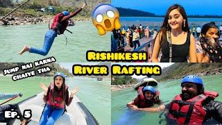 Thrilling River Rafting Adventure At Rishikesh Ganga River Water Sports Bindass Kavya ki Ganga Arti