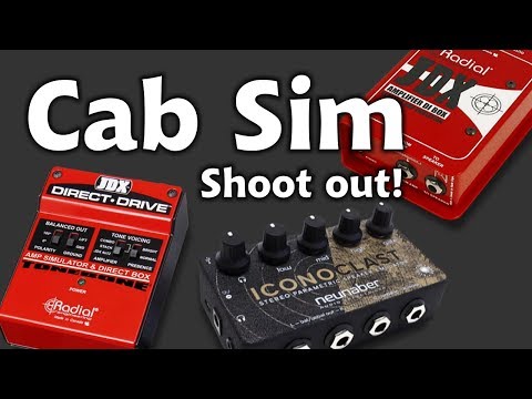 Cab Sim Shootout (No IR) - JDX, Iconoclast, JDX Drive, Mimiq