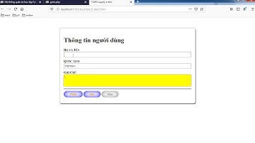 Các thuộc tính trong form html css