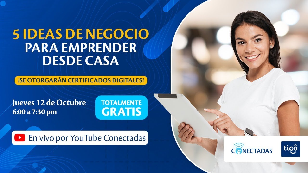 5 ideas de negocio para emprender desde casa - YouTube