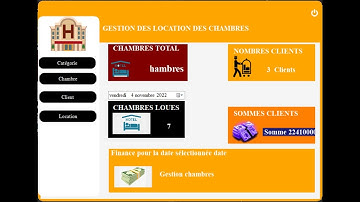 #programmation débutant Gestion des locations des chambres dans un hotel  Avec @Code source C#