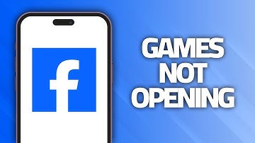 How To Fix Facebook App Games Not Opening | Final Solution