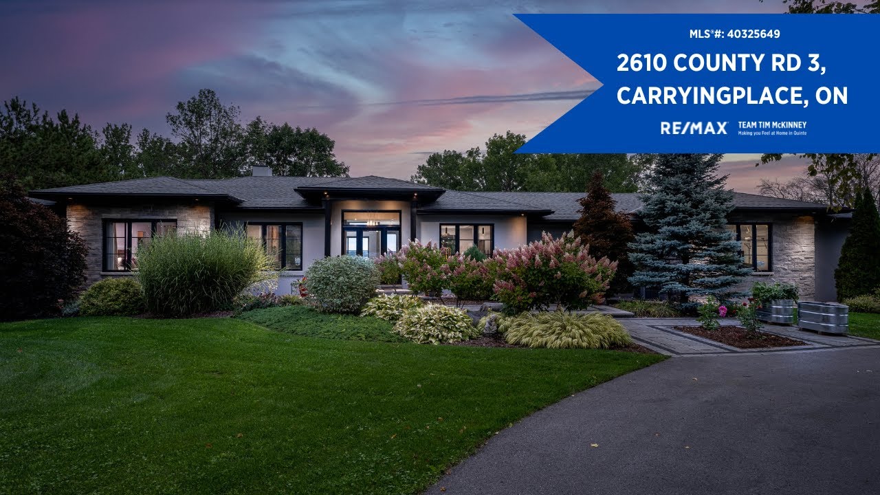 Million Dollar Listing 2610 County Rd 3 Carrying Place, ON YouTube
