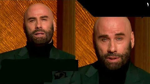 John Travolta tears up as he gives tribute to Olivia Newton-John at 2023 Oscars