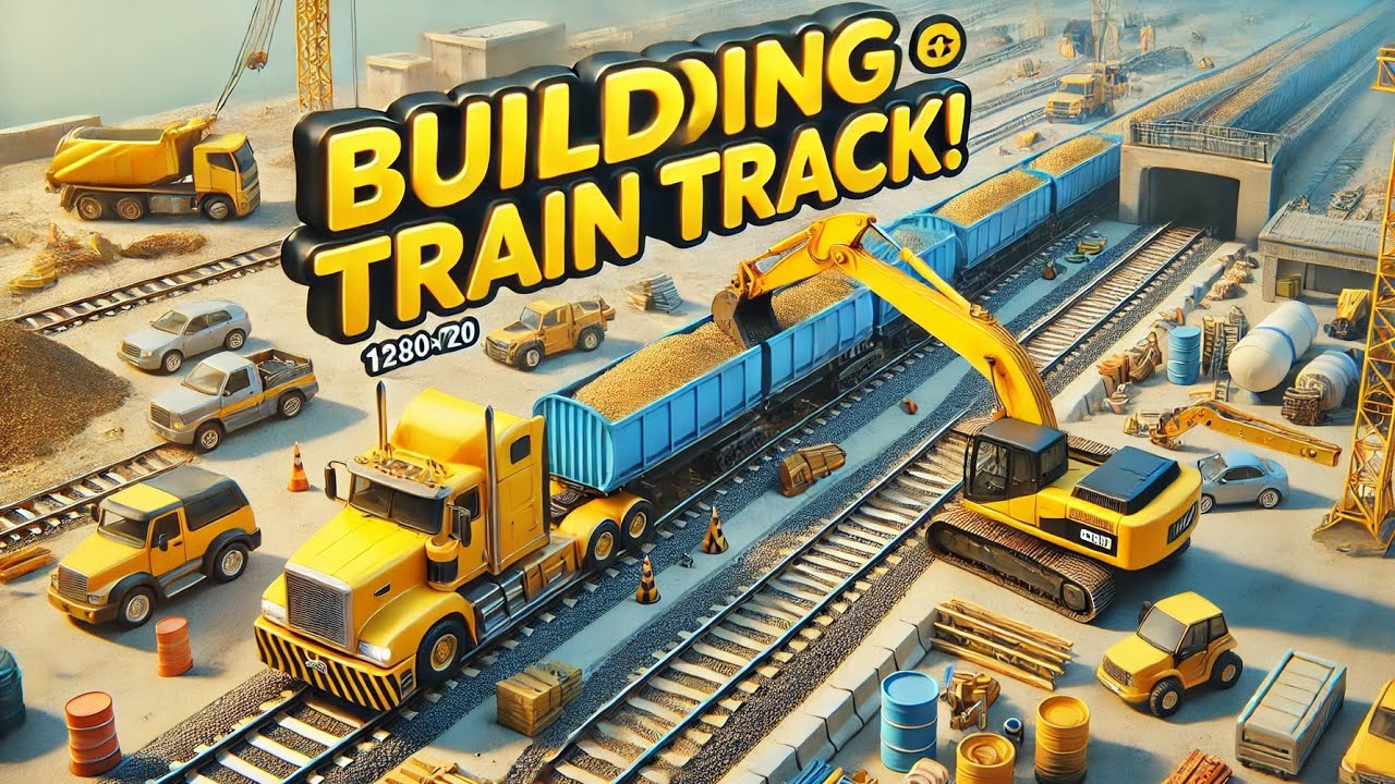 Run A Building Train US Construction Truck Game 3D – Building a Train Track! 🚧🚂 - YouTube