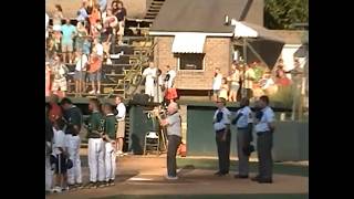 Newman Park in Salisbury, NC Trumpet National Anthem 2010 #baseball #nationalanthem #salisburync