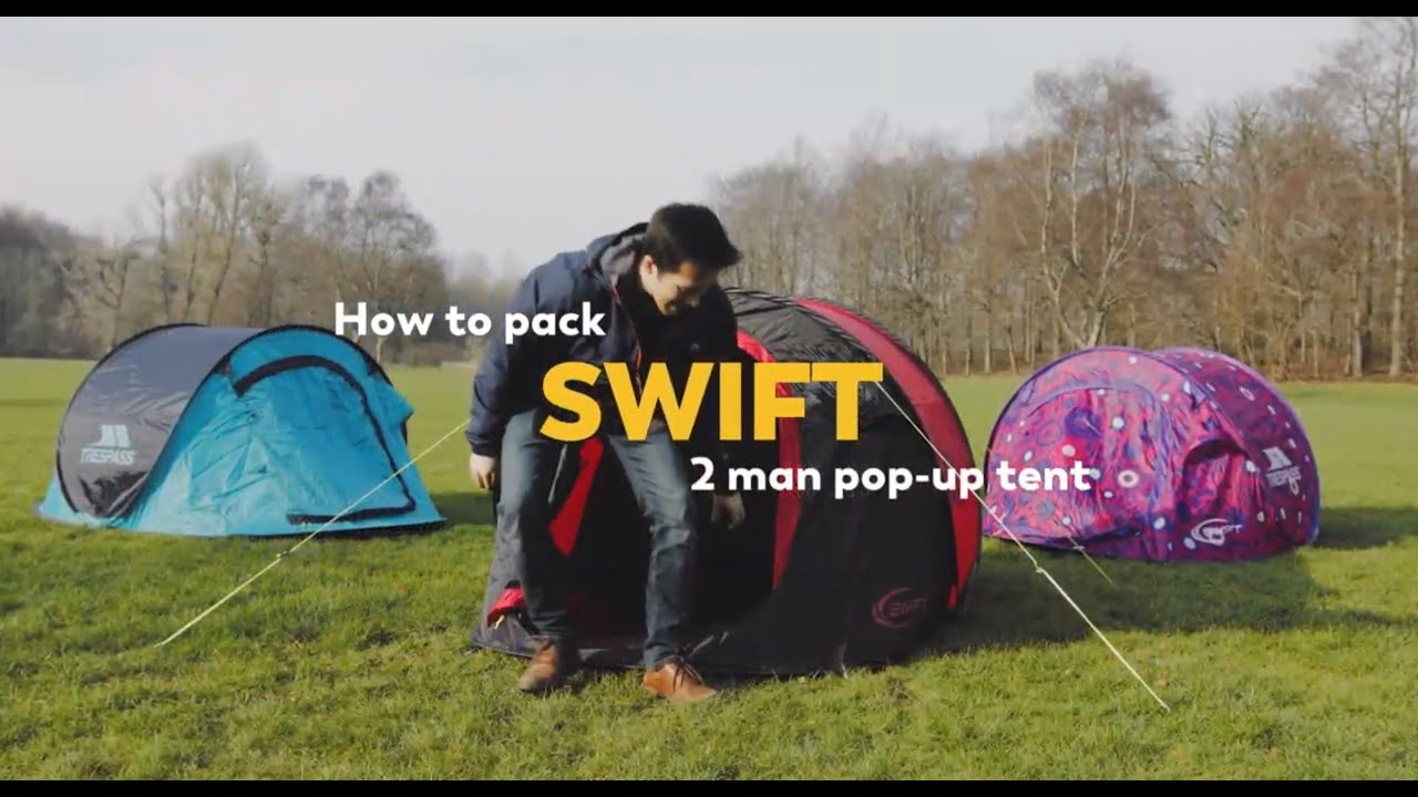 How to Pack a 2 Person Pop Up Tent | Qik Swift -