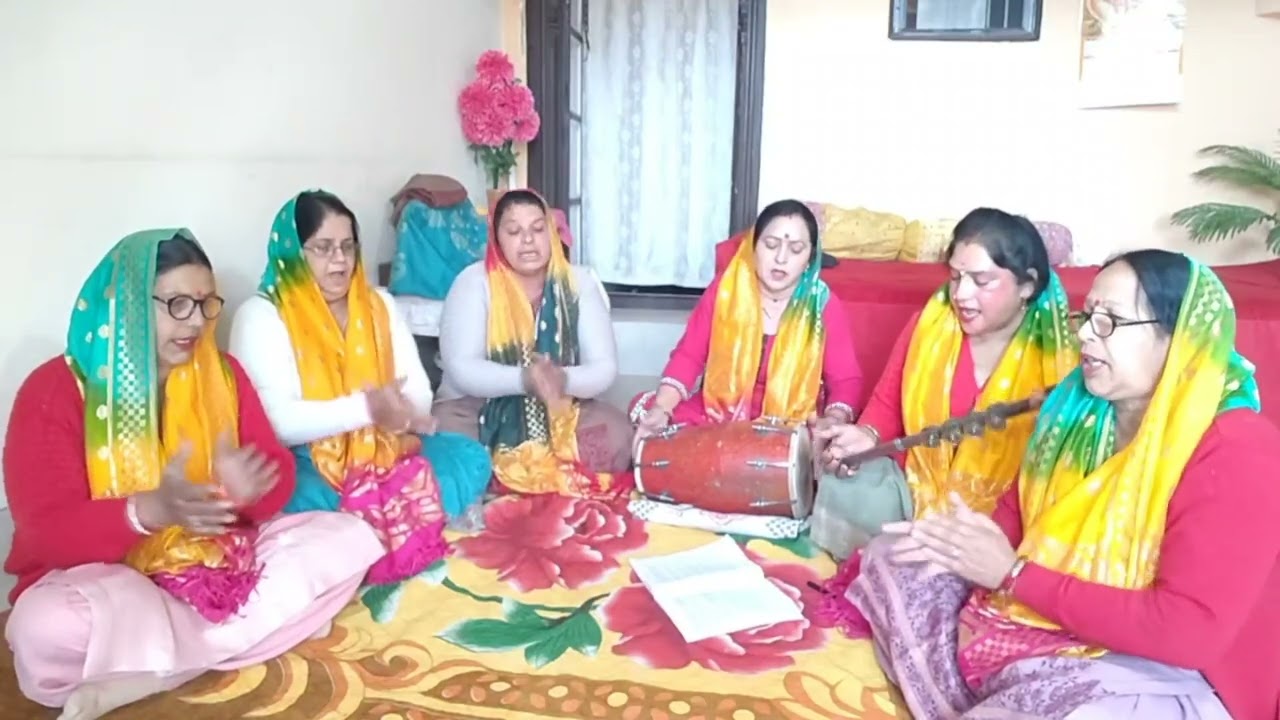 ||Shiv bhajan || तेनू भोला बीयामण आया के गौरा तेनू होण बधाईयां  || कितर्न मण्डली || 🙏🙏