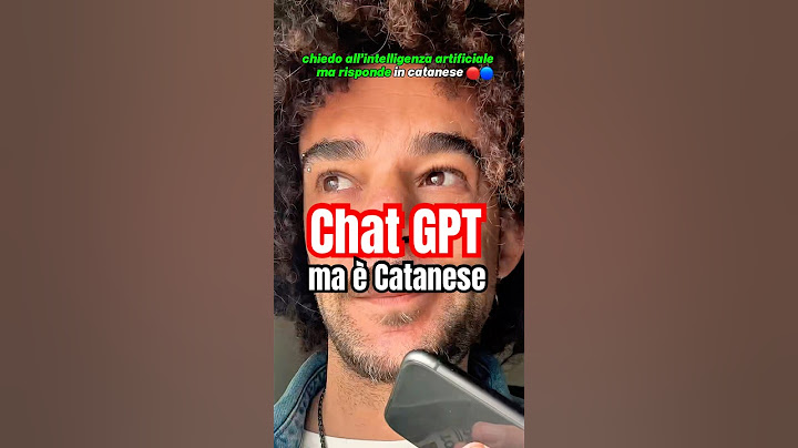 Chiedo a ChatGPT ma risponde in catanese #shorts
