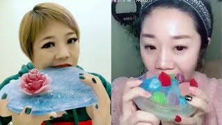 5 M CRUNCHY ICE EATING COMPILATION ASMR/中国で流行っているアイス食い