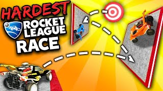 I RACED my friends on the HARDEST Rocket League map... they hated it
