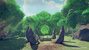 Feywild portal - Animated battlemap for ttrpg