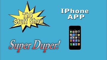 Super Duper IPhone App - IPhone App Parody