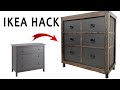 Turning an IKEA Dresser into a Industrial Steamer Trunk | DIY IKEA | IKEA Dresser Makeover