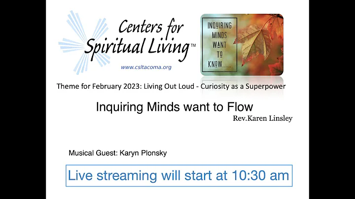 2023-02-12 | Inquiring Minds want to Flow -- Rev. ...