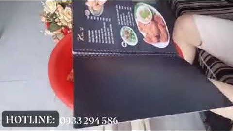 IN MENU NHỰA - MENU CHỐNG NƯỚC
