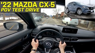 2022 Mazda CX-5 2.5 Turbo Signature - POV Test Drive Safety Driving Assist Test 2022 Mazda Cx 5 Signature 2 5 Turbo Highway Pov Test Drive