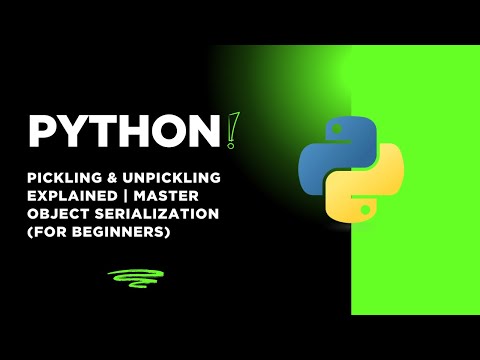 Python Pickling & Unpickling Explained | Master Object Serialization (For Beginners) #python #coding