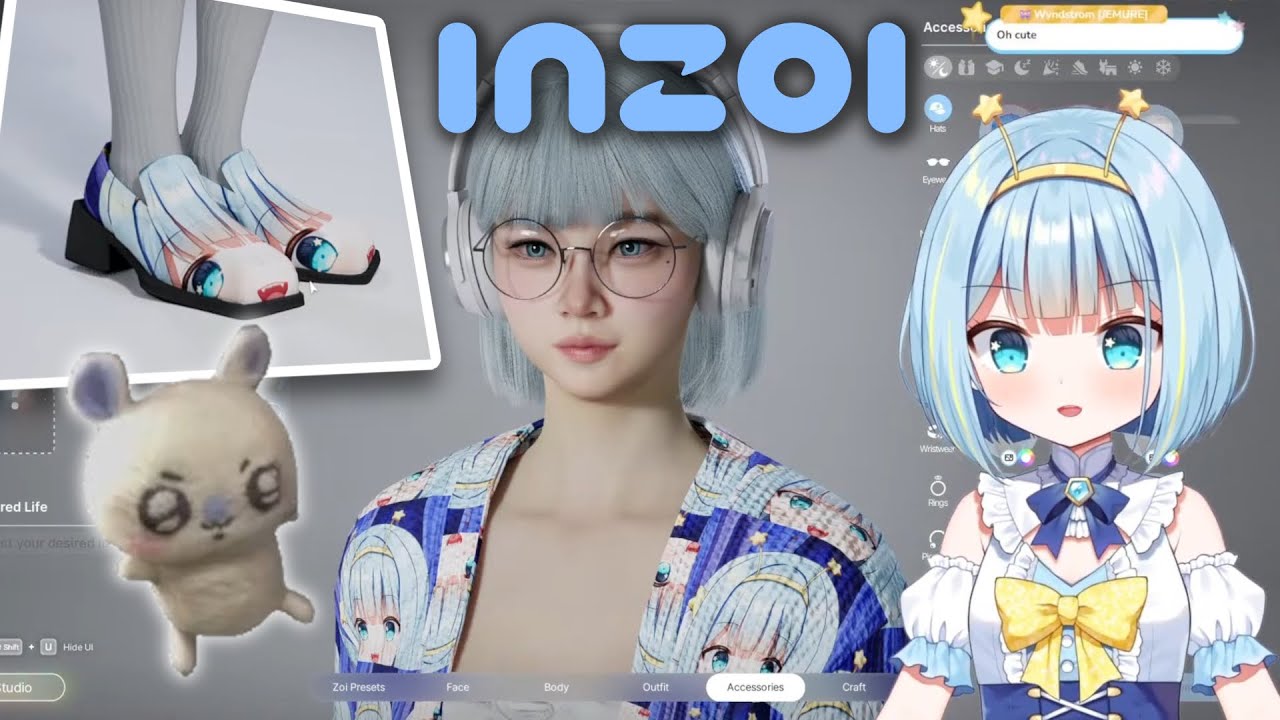 Jelly creates herself in INZOI