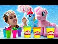 Видео игрушки Литл Пони. Сундук Русалки дарит Пони пластилин для мороженого. Детские наборы Play Doh