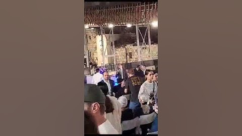 Thumbnail of Yaakov Shwekey at the Kotel  #israel #jewishvibes  #jewishpride
