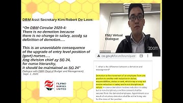 DBM Circular 2020-4  Discussion/ Nurses